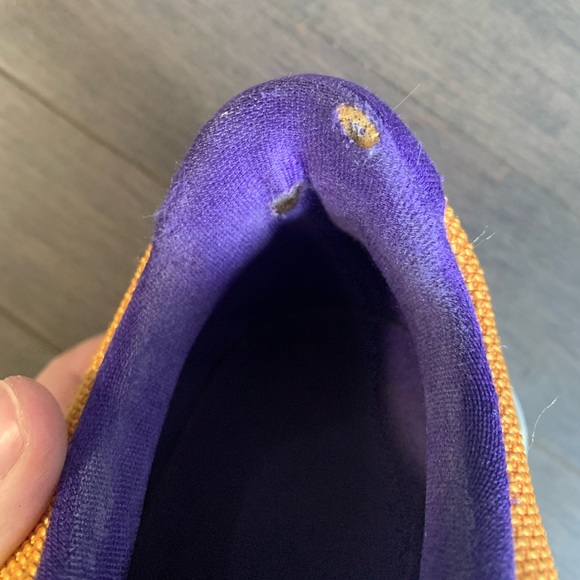 2009 Nike Zoom Kobe 5 Purple/Yellow/White Youth 6.5 - Picture 6 of 9